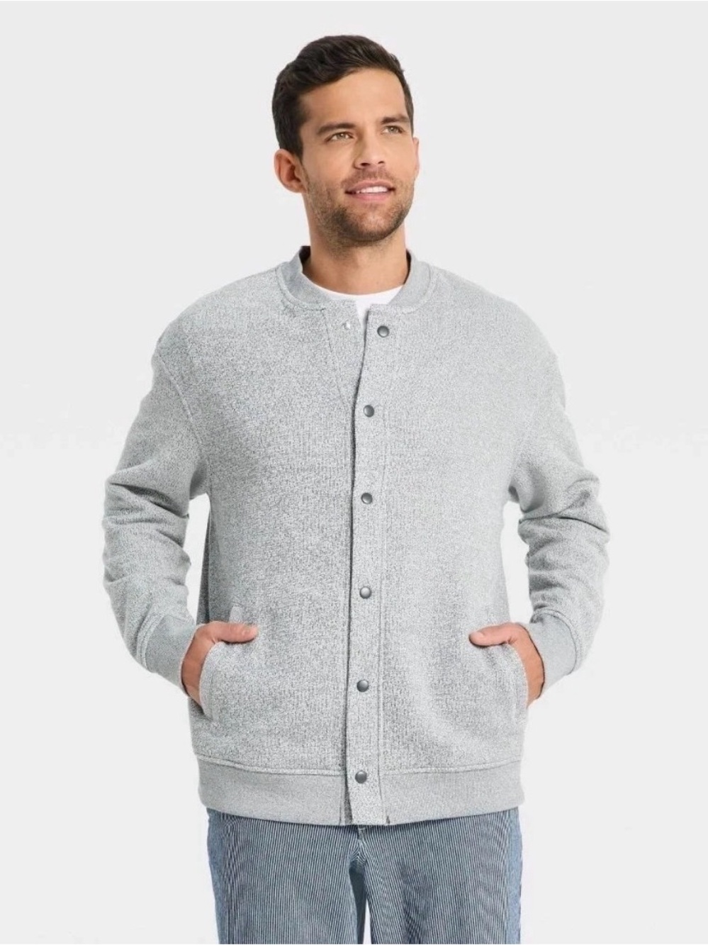 Men Vintage Zip-Up Sweatshirt - Goodfellow & Co